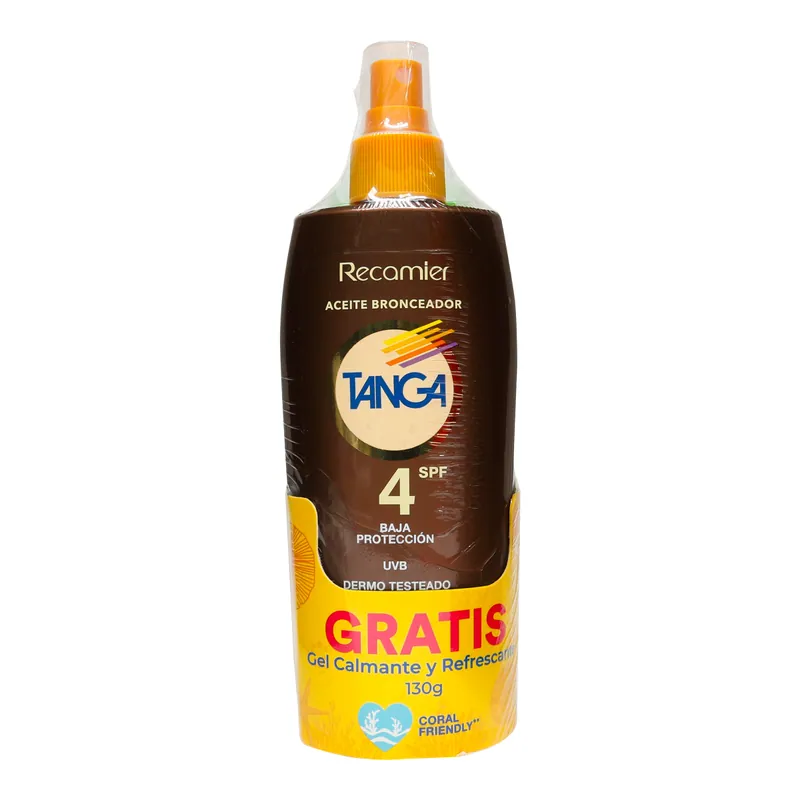 Bron Tanga Aceit Spf 4 185 Ml+aft g 130 mL