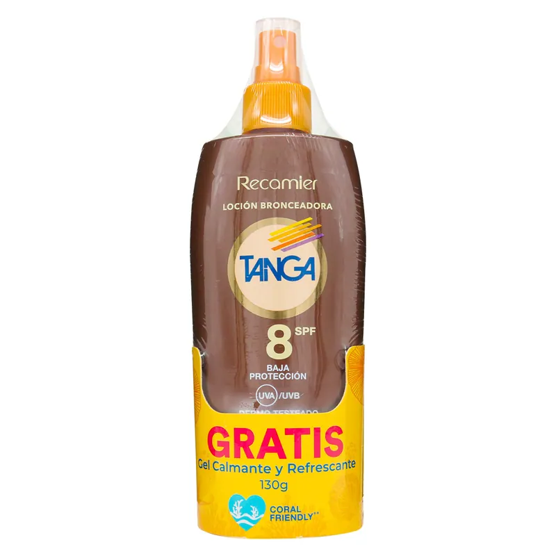 Bron Tanga Loc Spf 8 185 Ml+aft Gel 130 mL