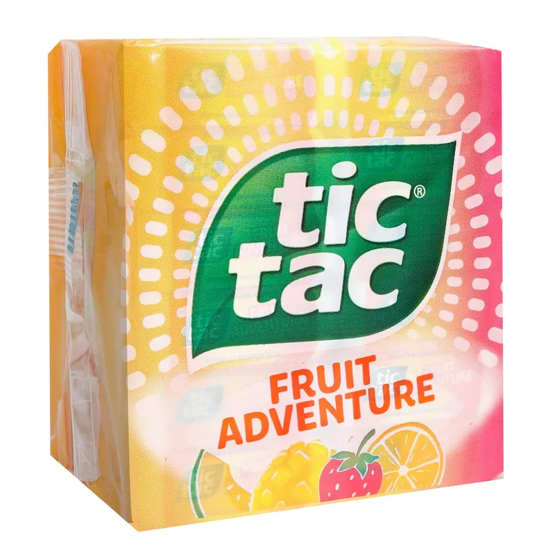 Tic Tac Fruit Adventure 12 unidades