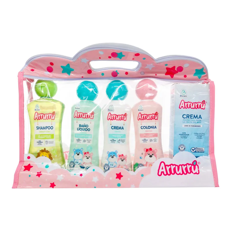 Estuche Arrurru Abuelita Rosado 5 unidades