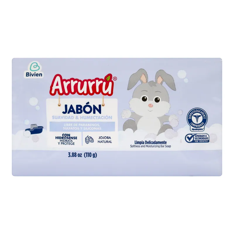 Jabón Arrurru Suavidad humectación 110 g
