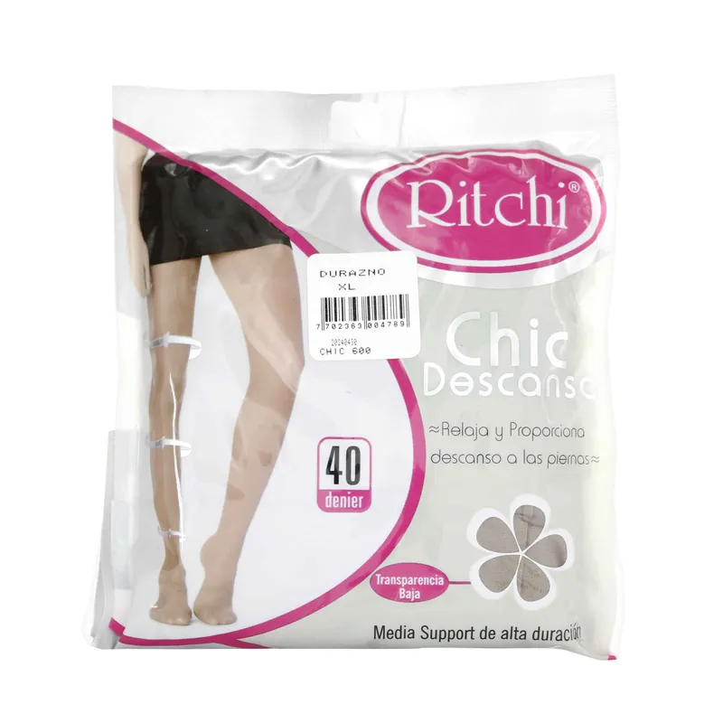 Med Pant Ritchi Chic Descanso Durazno Xl