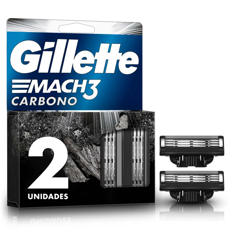 Rep Máquina Afeitar Gillette Carbono 2 Uds