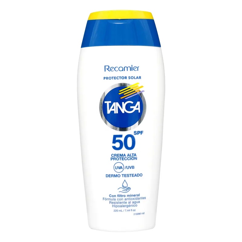 Bloq Tanga Spf 50 crema 220 mL