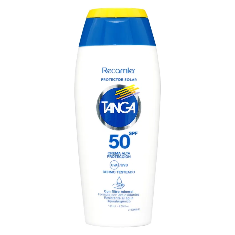 Bloq Tanga Spf 50 crema 130 mL