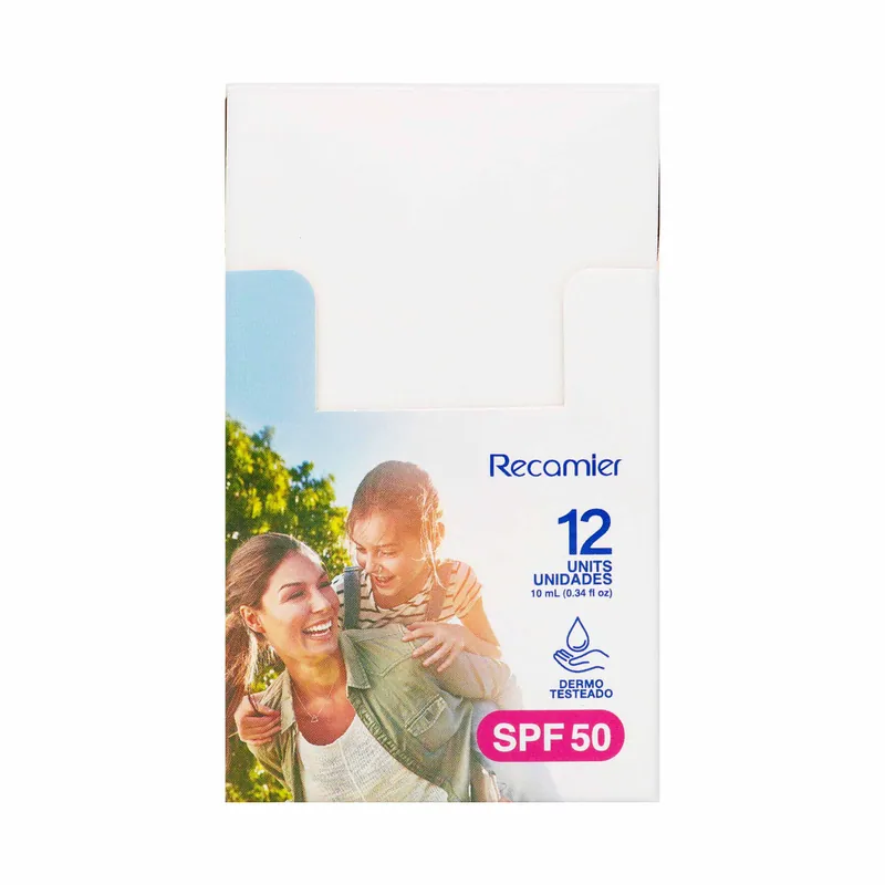 Bloq Tanga crema Spf 50 10 mL 12 sobres