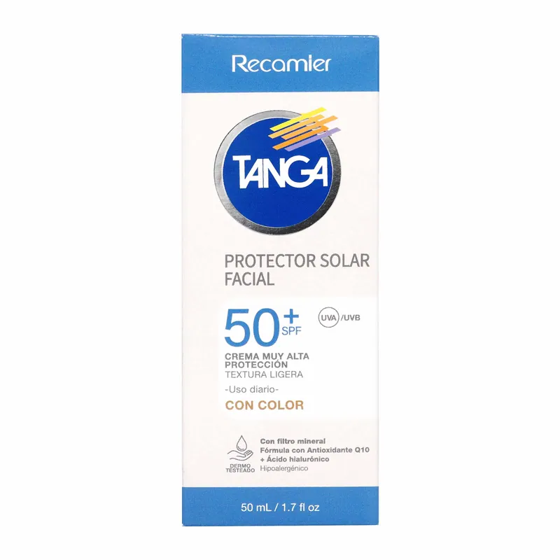 Bloq Facial Tanga Spf 50+color 50 mL