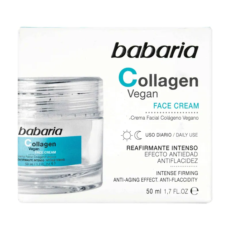 Cre Babaria Facial colágeno Vegano 50 mL