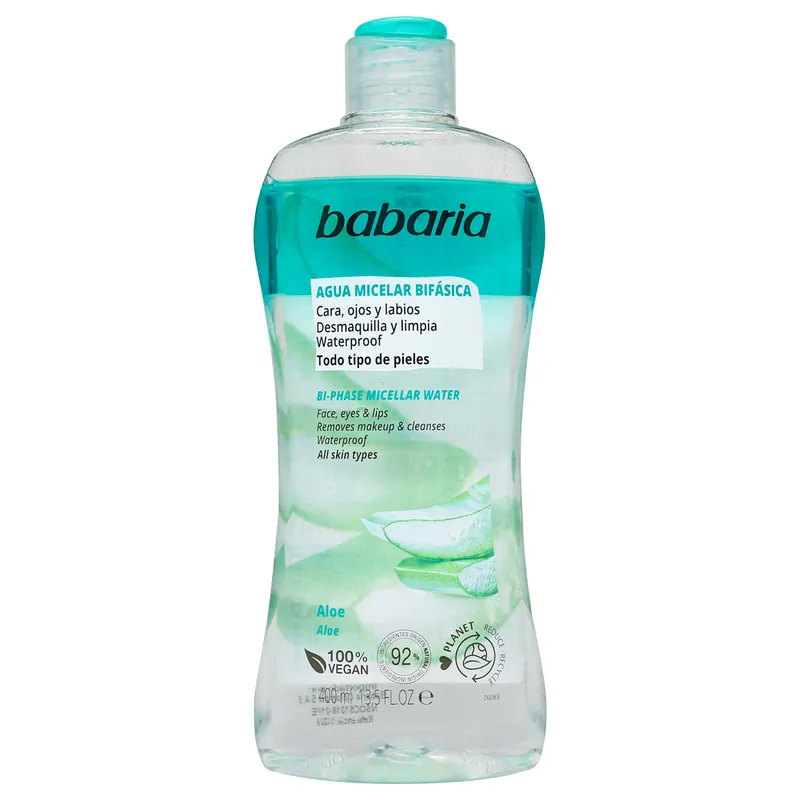 Agua Micelar Bifasica Babaria 400 mL