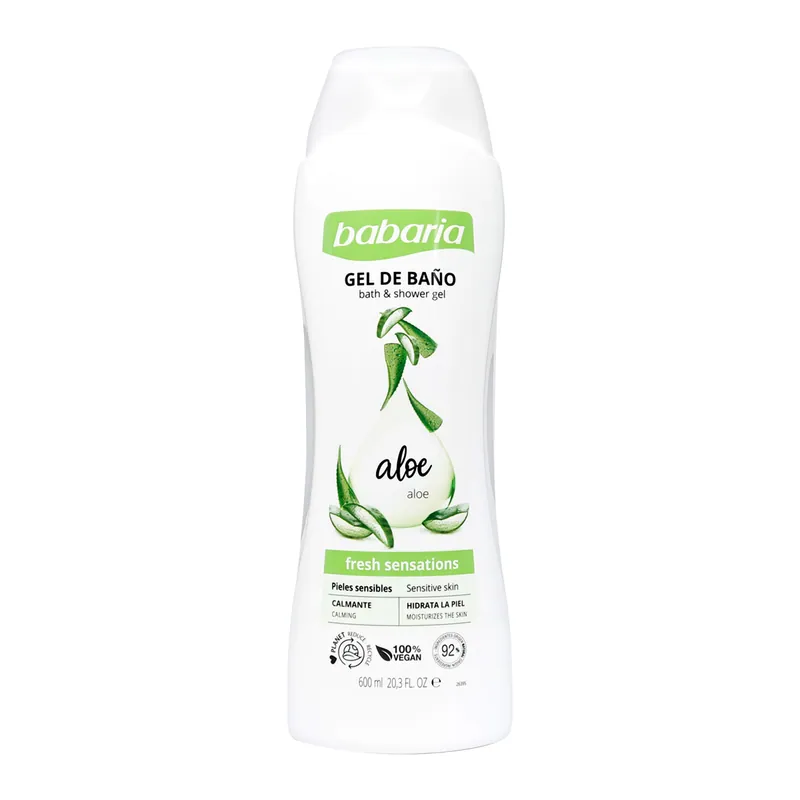 Gel de baño Babaria Aloe 600 mL