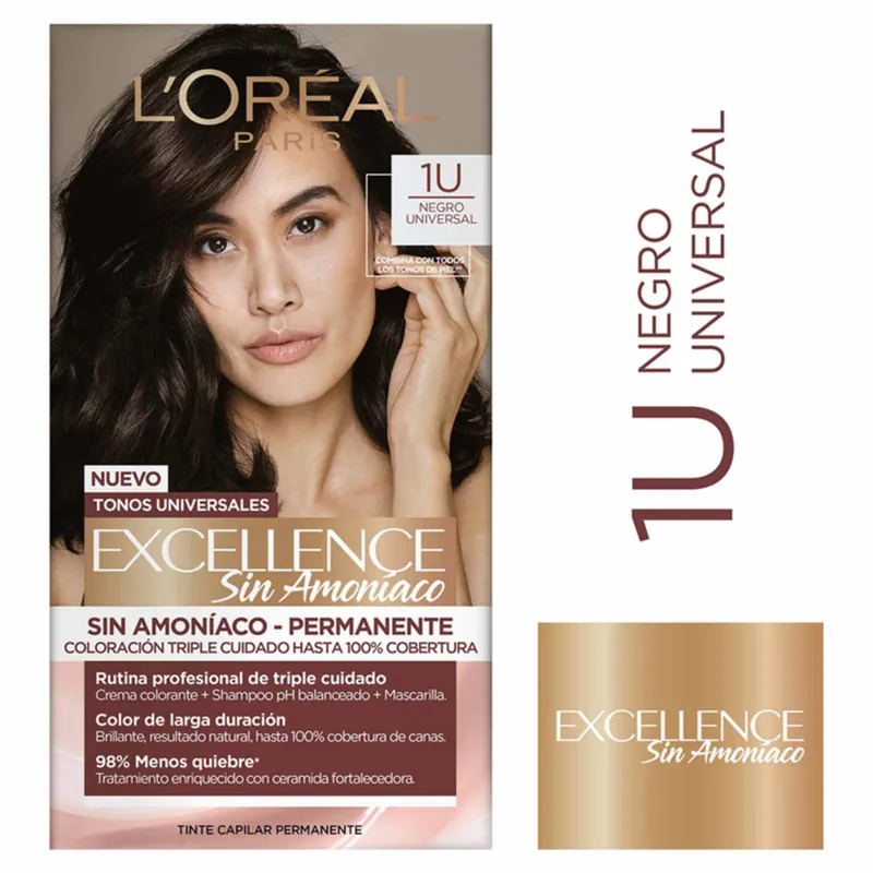 Excellence sin Amoniaco 1u Negro