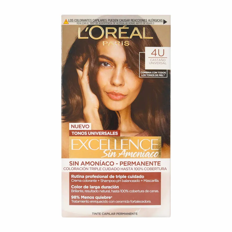 Excellence sin Amoniaco 4u castaño