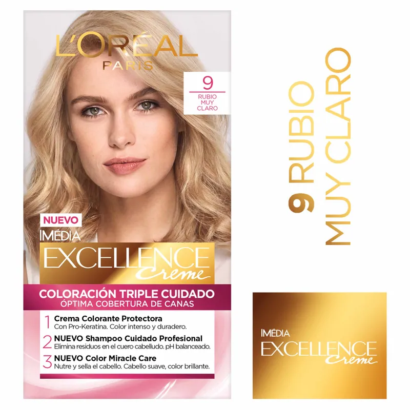 Excellence Creme Kit 9 Rubio Claro