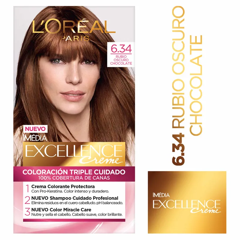 Excellence Creme Kit 6.34 Rubio Osc Choc