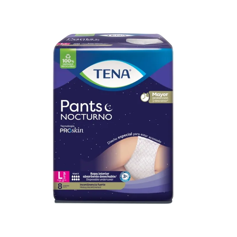Pan Tena Pants Nocturno Large 8 unidades