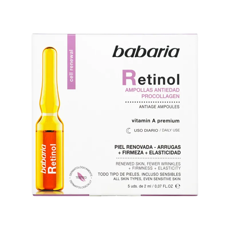 Ampolla Retinol Procollagen Babaria 2 mL 5uds