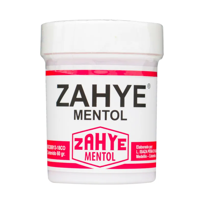 Zahye Mentol Rojo 60 g