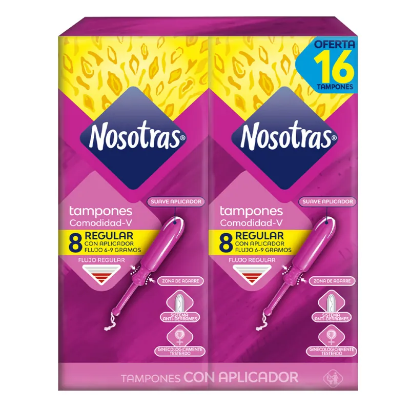 Tampon Nosotras Aplicador Regular 16 unidades