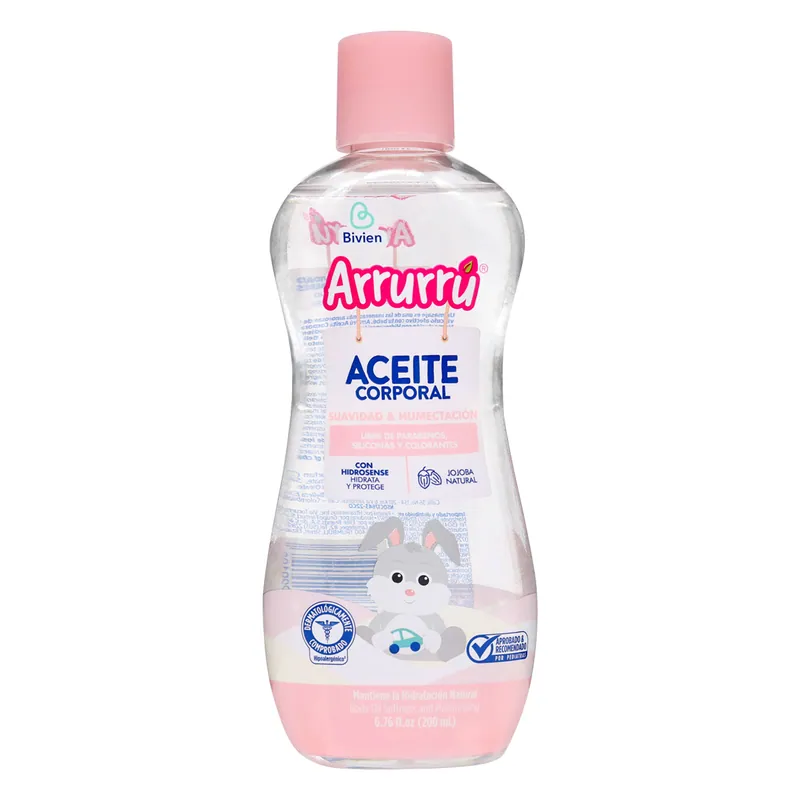Aceite Arrurr Suavidad humectación 200 mL