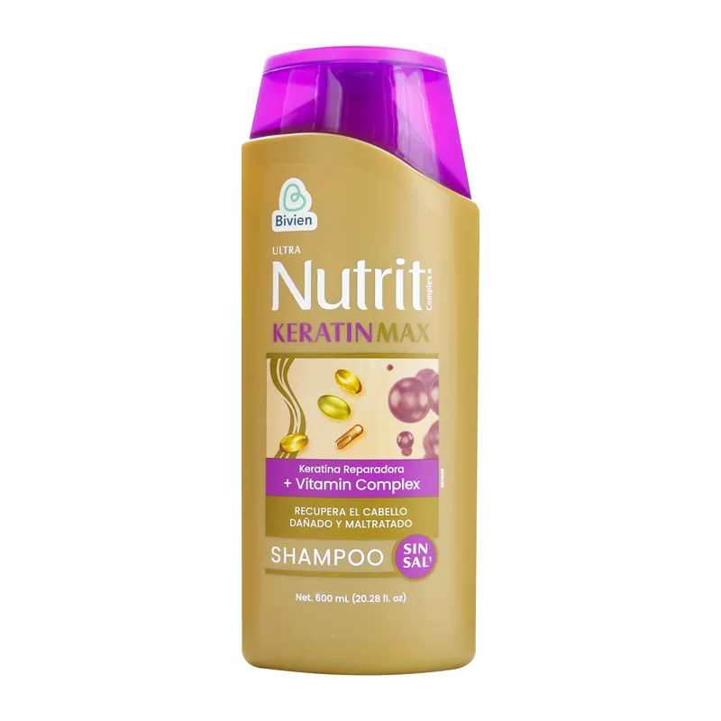 Champú Nutrit Keratin Max 600 mL