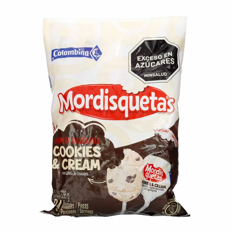 Chupeta Mordisquetas Cookies Cream 24und