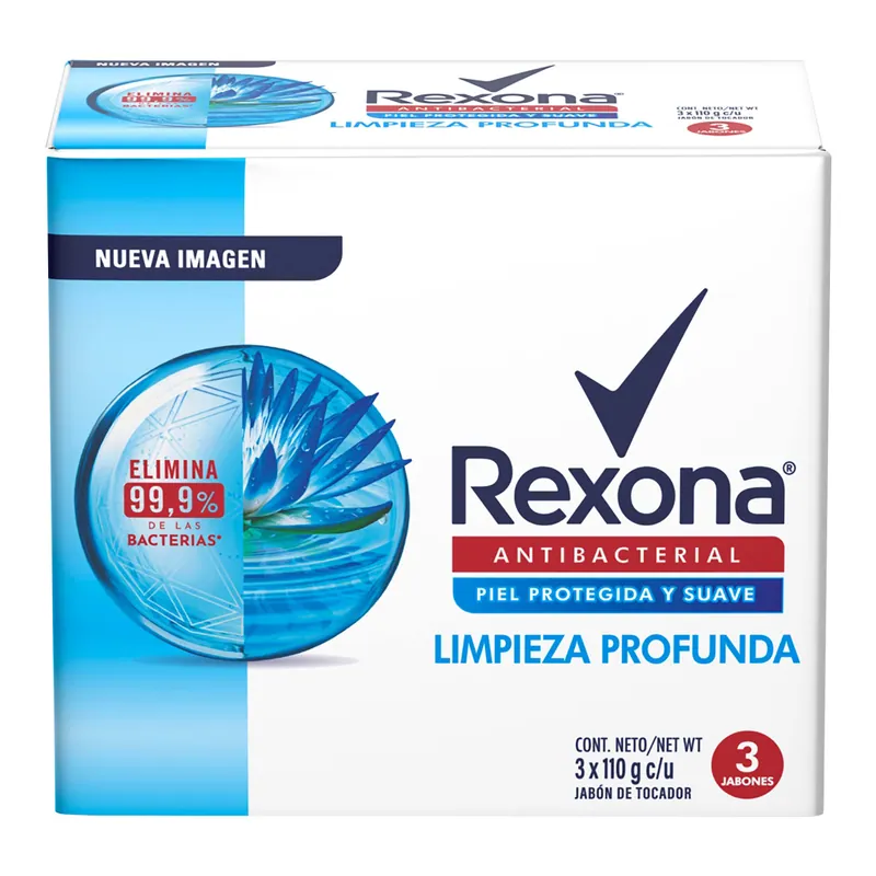 Jabón Rexona Limpieza Profunda 110 g