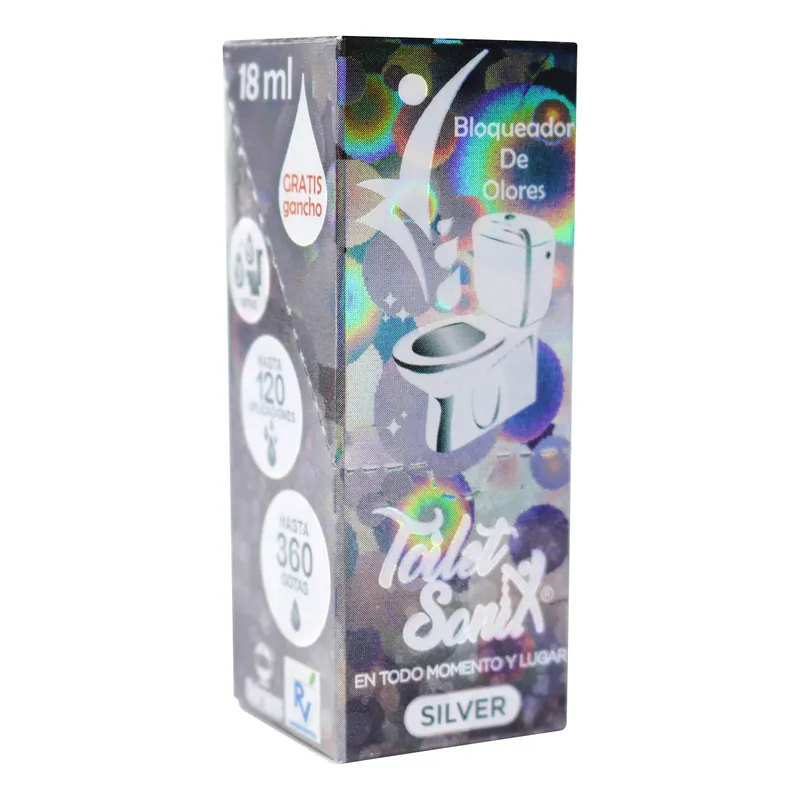 Bloq Olores Toilet Sanix Silver 18 mL