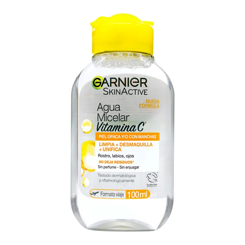 Agua Micelar Garnier Vitamina C 100 mL