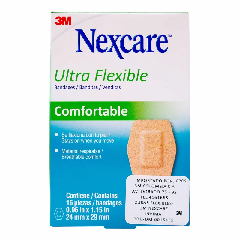 Banditas Nexcare Ultra Flexible 16 unidades