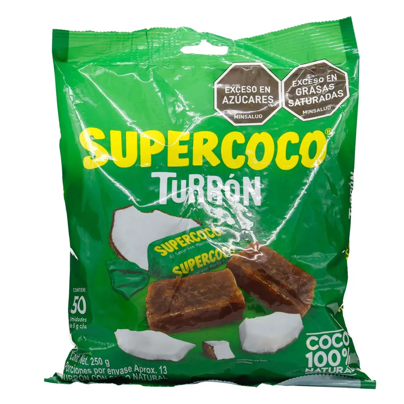 Supercoco Turron Bolsa 50 unidades
