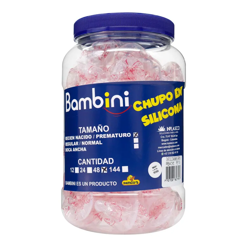 Chupo Silicona Bambini Premat Tar 48und