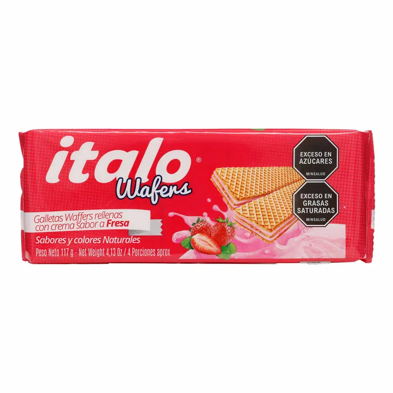 Wafer Fresa Paquetaco 117 Gramos