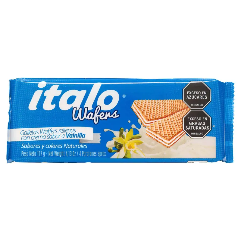 Wafer Vainilla Paquetaco 117 Gramos