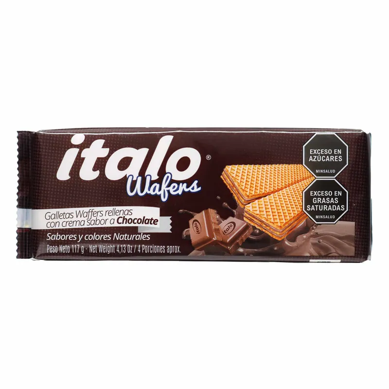 Wafer Chocolate Paquetaco 117 Gramos