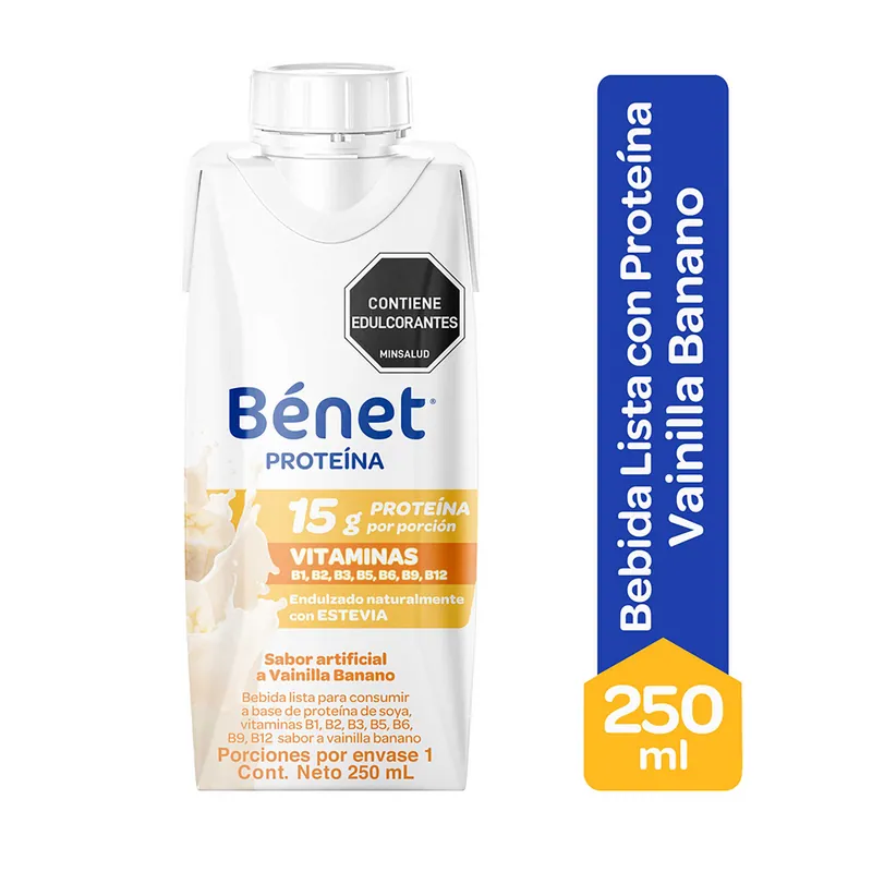 Bebida Benet Vainilla Banano 250 mL