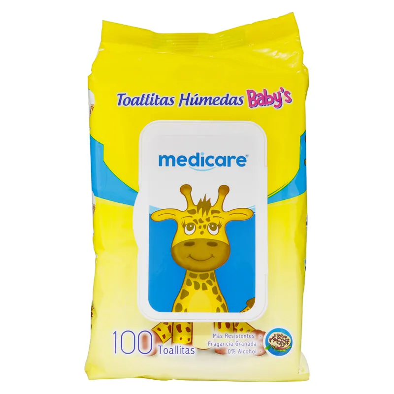 Toa Humedas Medicare Baby 100 unidades
