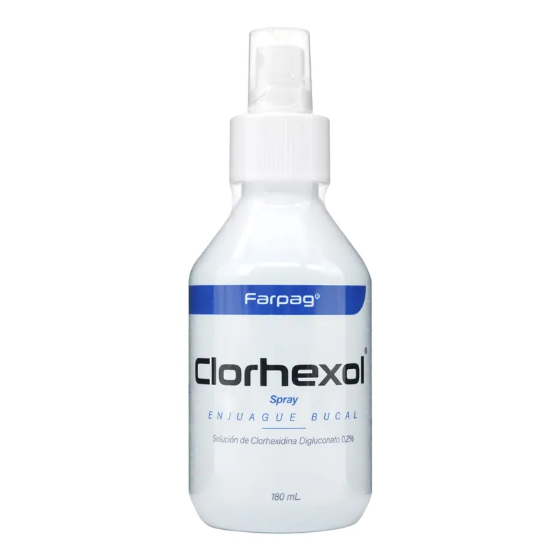 Enjuague Bucal Clorhexol 0.2% Spra 180 mL