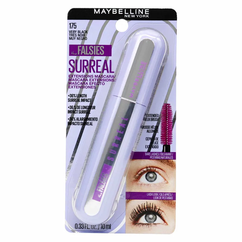 Pestañina Maybelline Surreal Negra Lavab