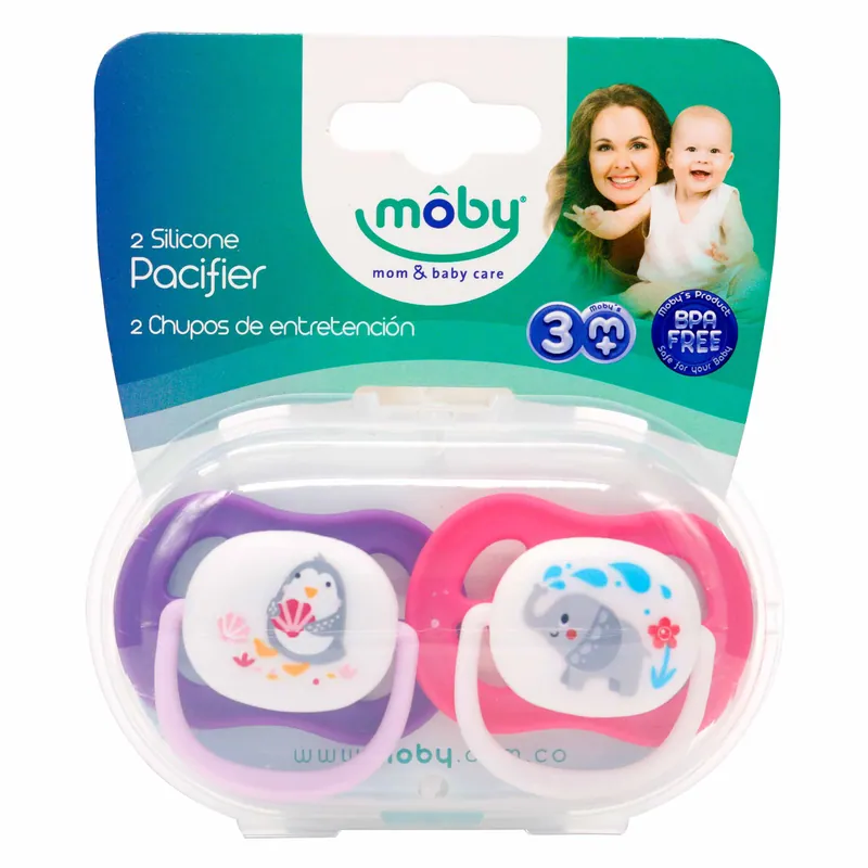 Chupo de entretención Doble Moby