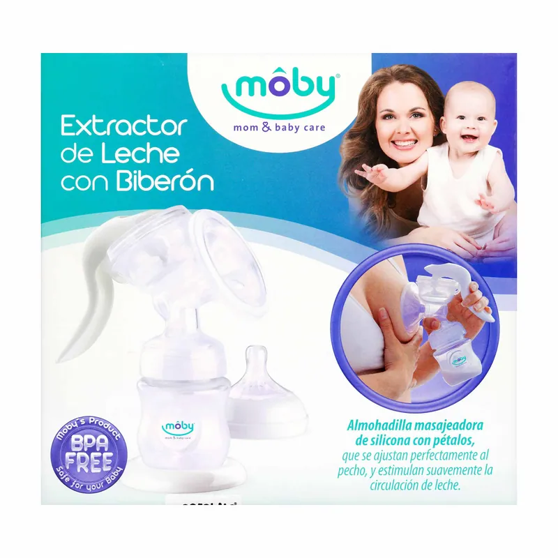 Extractor de Leche con Biberon Moby 5 Oz