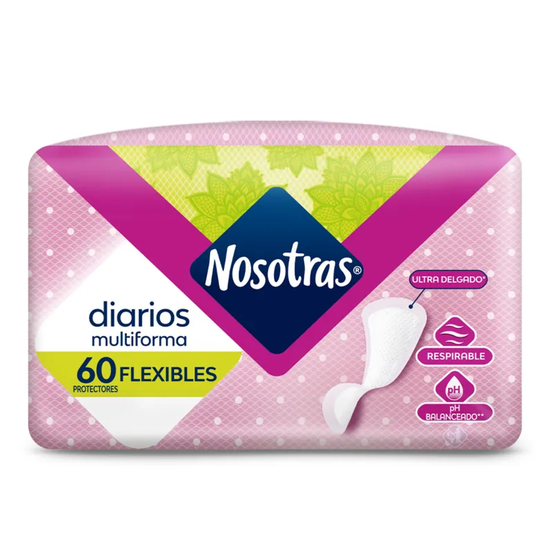 Prot Nosotras Diario Flexibles 60 unidades