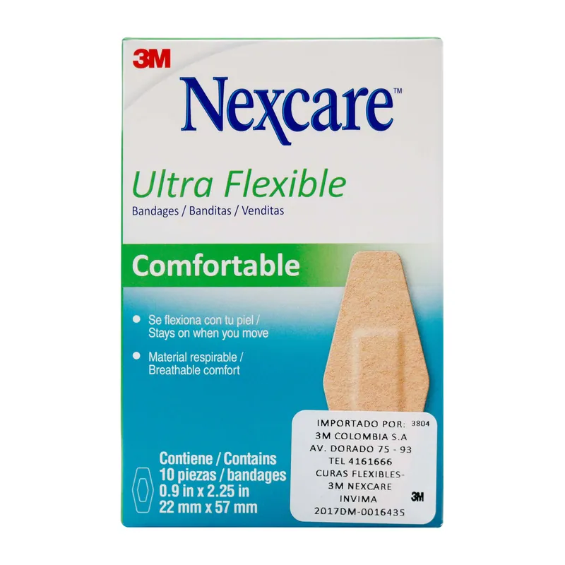 Banditas Nexcare Ultra Flexibles 10und