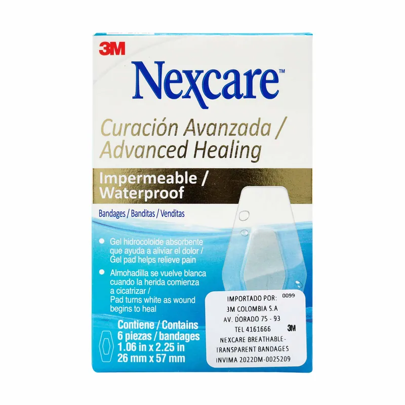 Banditas Nexcare curación Avanzada 6und