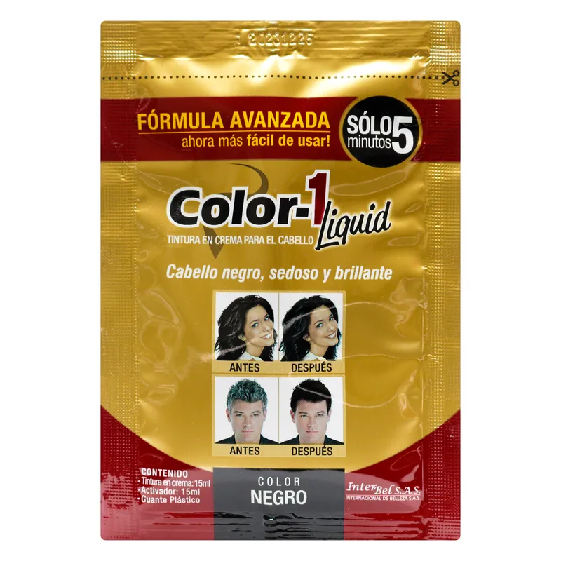 Tintura Negra 15 mL + Acti 15 mL Color-1