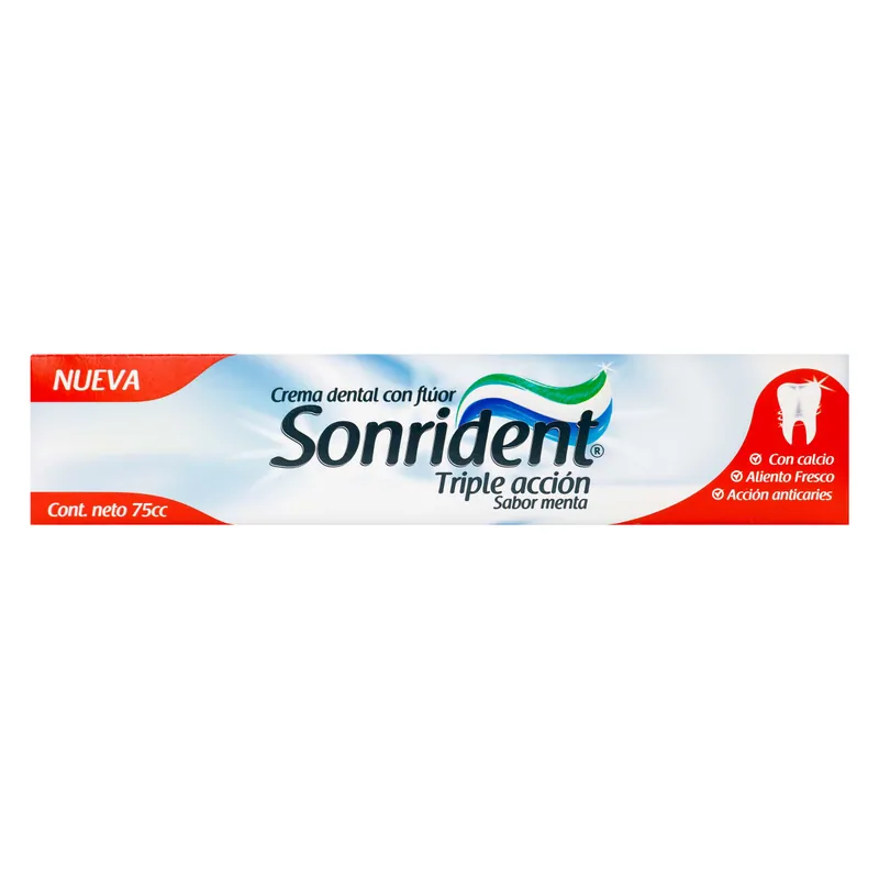 Cre Dental Sonrident Triple acción 75 mL