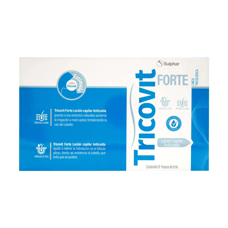 Loción Capilar Tricovit Forte 10sbs 8 mL