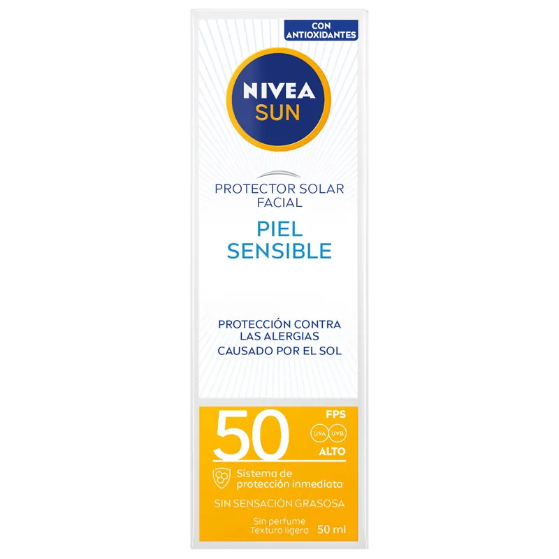 Bloq Nivea Facial Piel Sensib Fsp50 50 mL