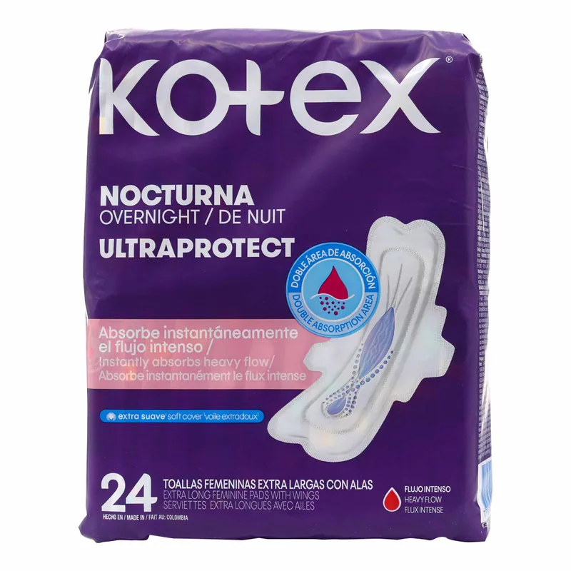 Toa Kotex Nocturna Ultraprtotect 24 unidades