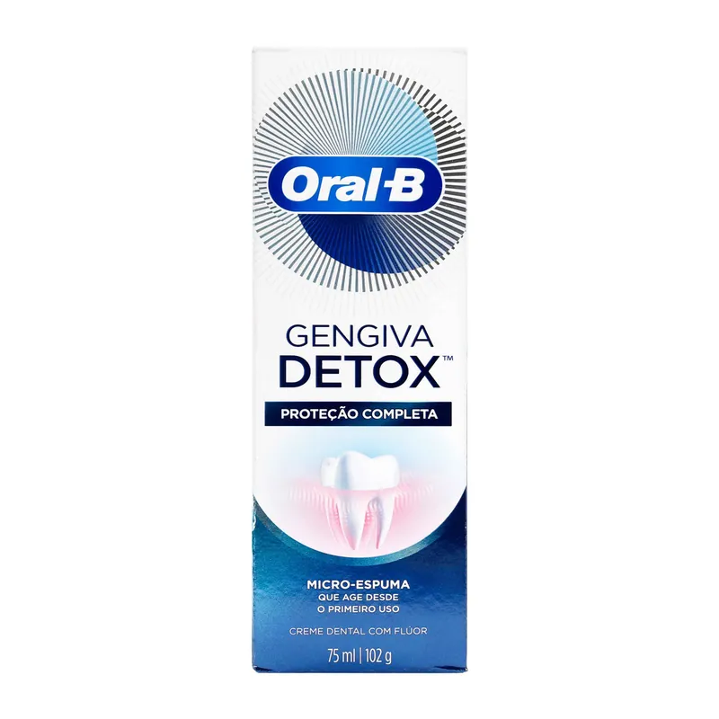 Crema dental Oral-B Encias Detox Pro Com 75 mL