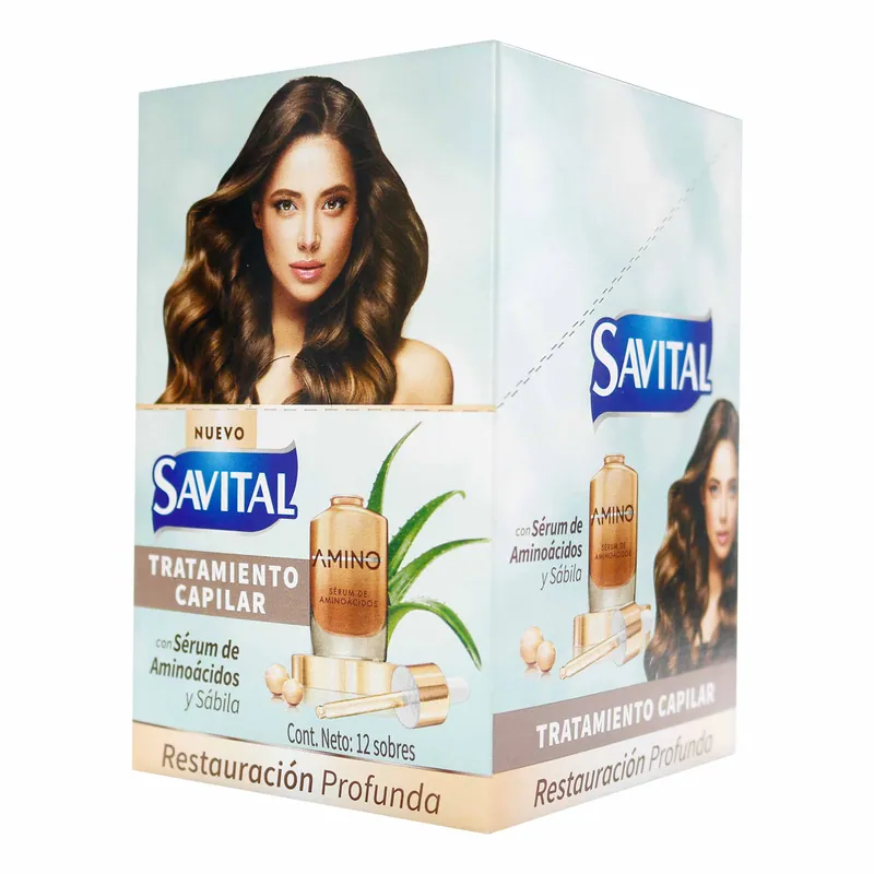 Crema Trat Savital Rest Amin 33 mL 12 sobres